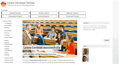 Desktop Screenshot of learning-german-online.org