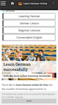 Mobile Screenshot of learning-german-online.org